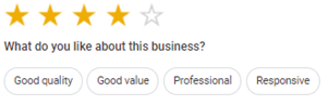 4 star review