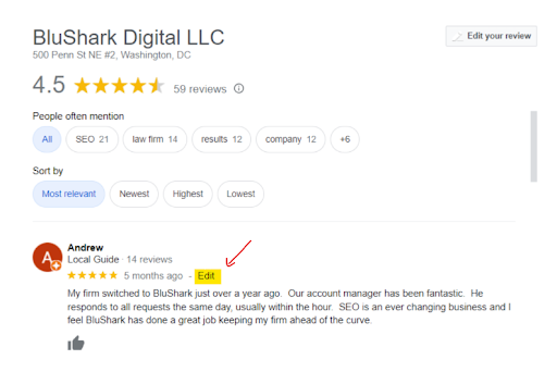 blushark digital review example